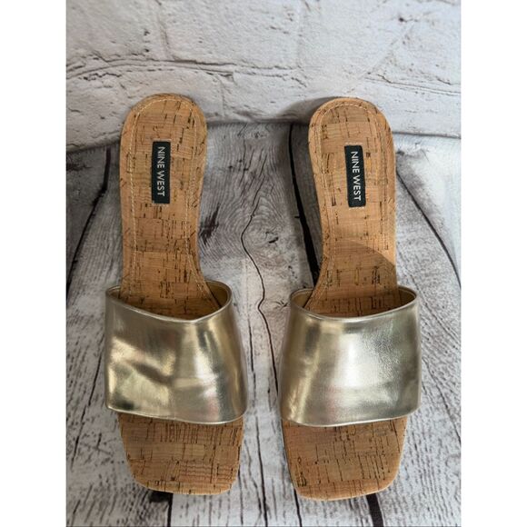 Nine West wedge sandal size 9.5 - Picture 2 of 8